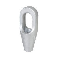G-6411 Green Pin Closed Spelter Socket Product Render 2